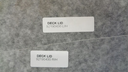Holden VE Commodore Genuine Body Stripe Decal Black *Incomplete* Kit New Part