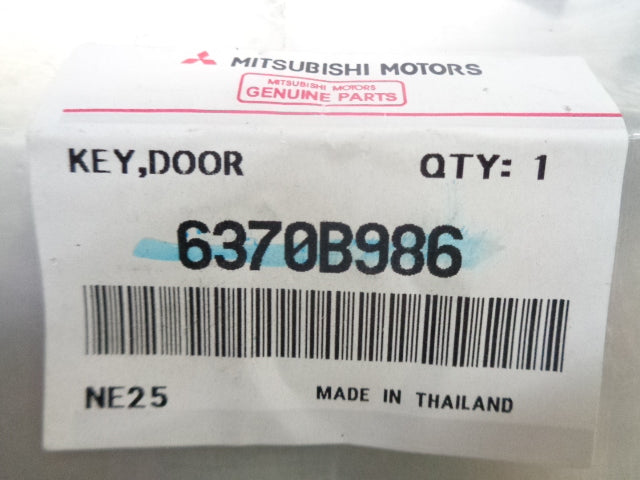 Mitsubishi Triton Genuine Key Blank New Part