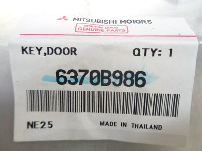 Mitsubishi Triton Genuine Key Blank New Part