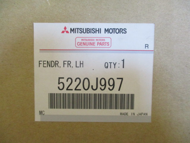 Mitsubishi Outlander 2.4ltr Genuine Left Hand Front Guard New Part