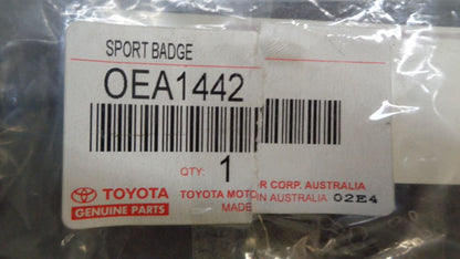 Toyota Corolla Assent Genuine Sport Badge and Decal Kit New Part