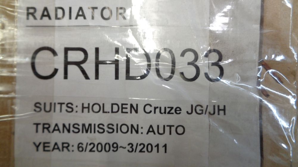 Premtech Auto Trans Radiator Assy Suits Holden Cruze New Part