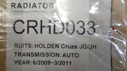 Premtech Auto Trans Radiator Assy Suits Holden Cruze New Part