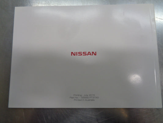 Nissan Genuine Warranty And Service Booklet New Part