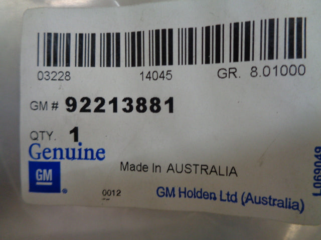 Holden VF Commodore Genuine Rear Bonnet Weatherstrip New Part