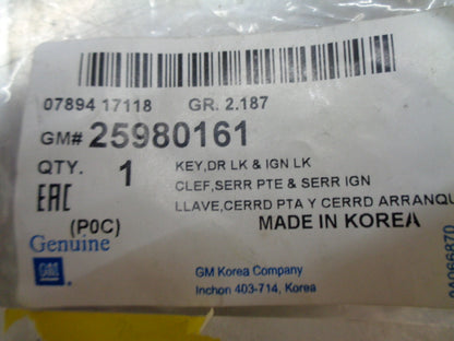 Holden Captiva CG Genuine 3 Button Key Blank New Part