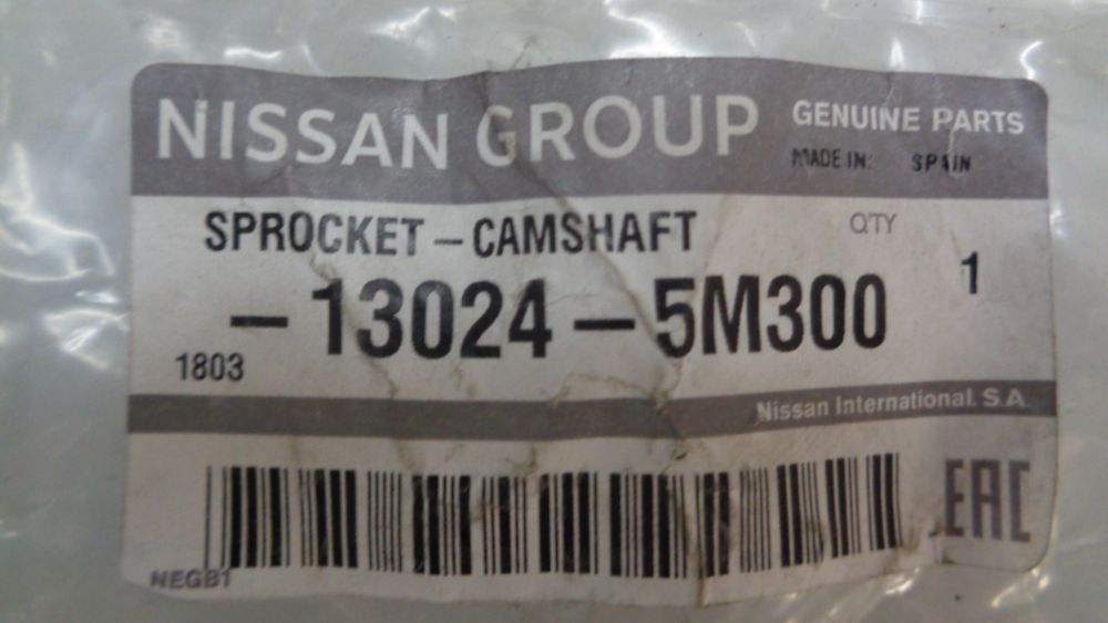 Nissan Navara D40M Genuine Camshaft Sprocket New Part