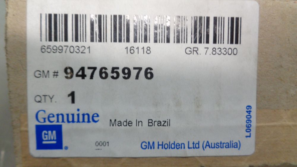 Holden Trail Blazer Genuine Right Hand Rear Bumper Fascia Guide Bracket New Part