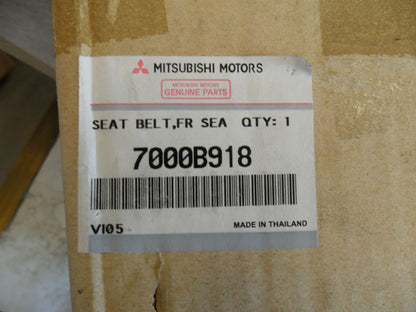 Mitsubishi Triton ML Genuine Right Hand Front Seat belt New Part