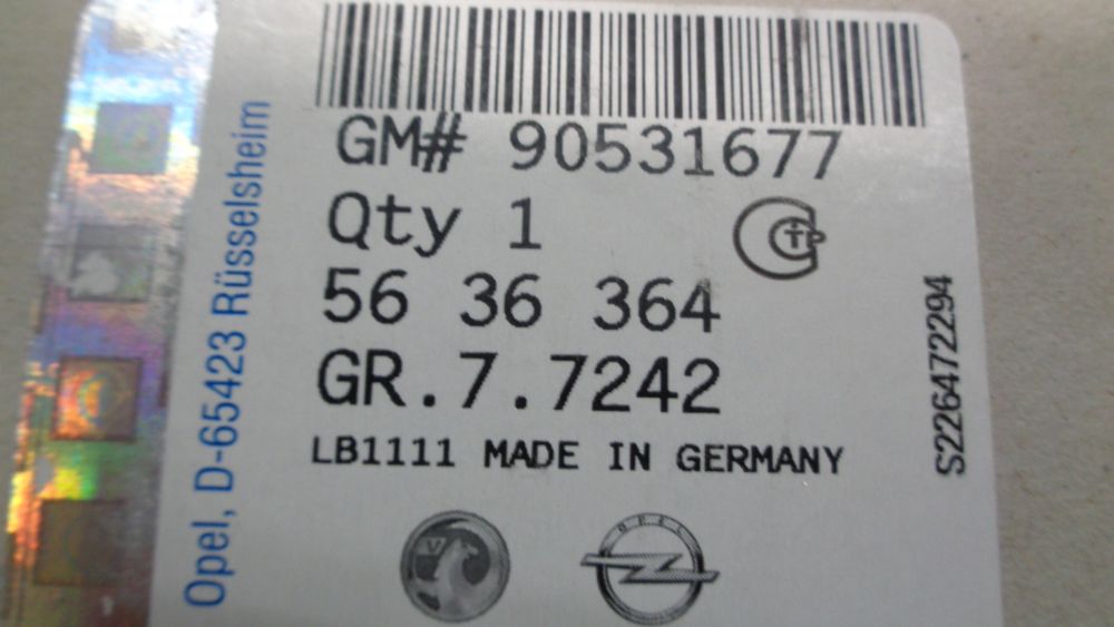 Holden Astra TR/Barina SB Genuine Timing Belt New Part