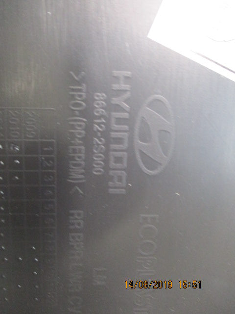 Hyundai Tucson Genuine Lower Rear Bar Cover With Sensors Holes New Part