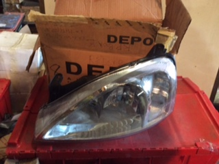Depo Left Hand Head Light Suits Vauxhall Corsa C  New Part