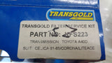 Transgold Automatic Transmission Filter Kit Suitable for Toyota Celica-Liteace-Corona New Part