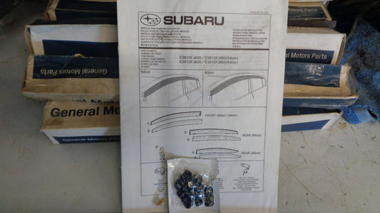 Subaru Impreza/XV  Genuine Weather shield Kit  INCOMPLETE New Part