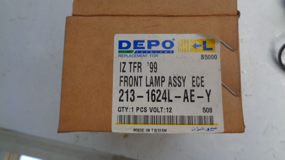 DEPO Left Hand Front Bar Lamp Suitable For Holden Rodeo TF New Part