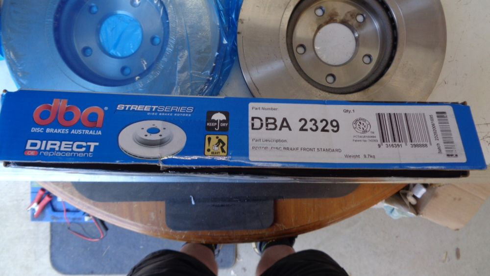 DBA Front Vented Brake Rotor Pair Street Series Suits Nissan Dualis New Part