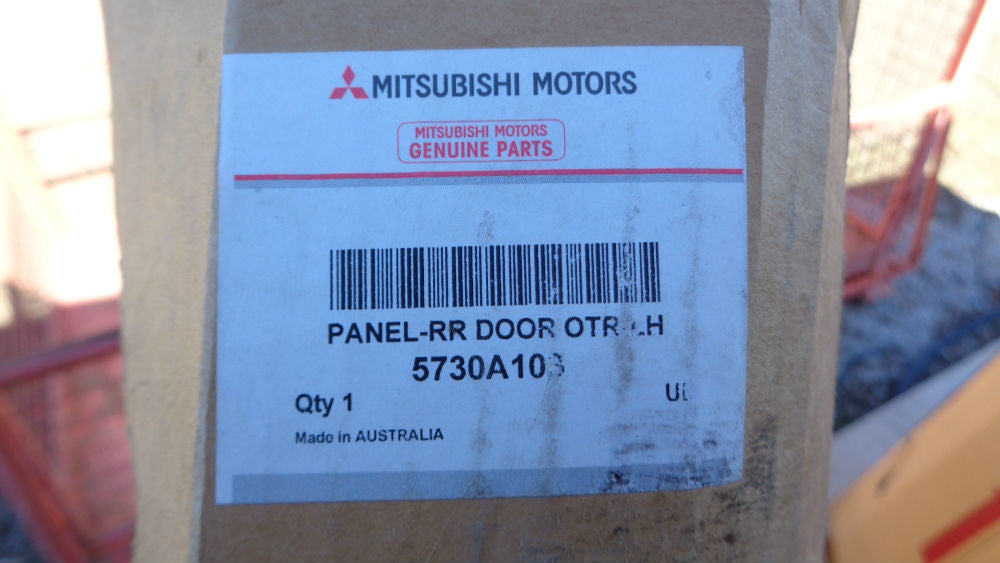 Mitsubishi 380 Genuine Left Hand Rear Door Skin New Part