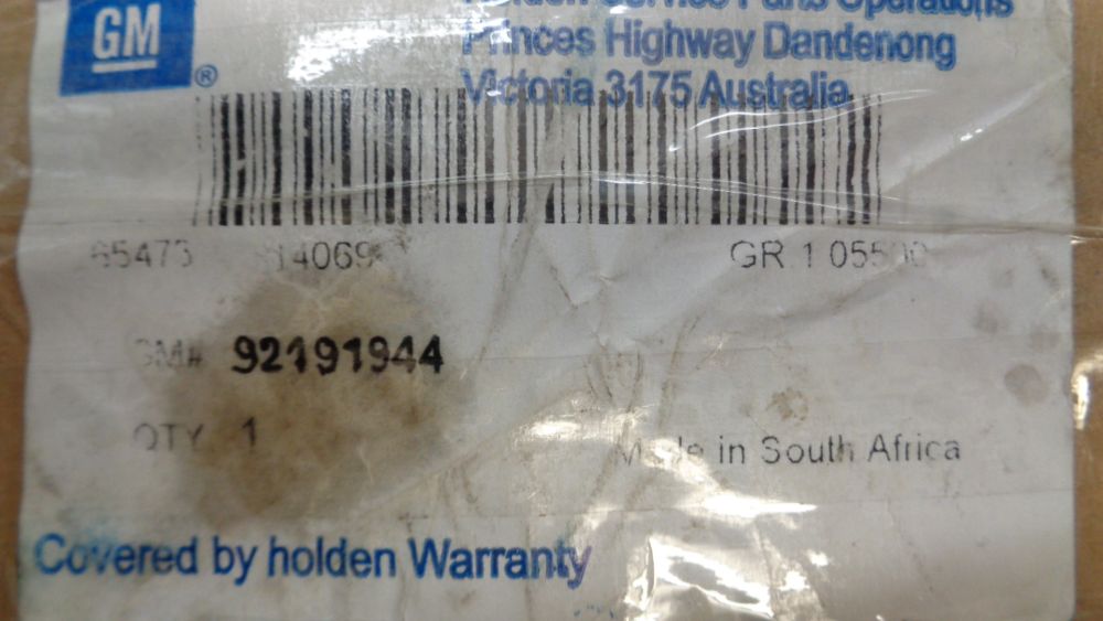 Holden VE Commodore Genuine Thermo Fan Motor New Part