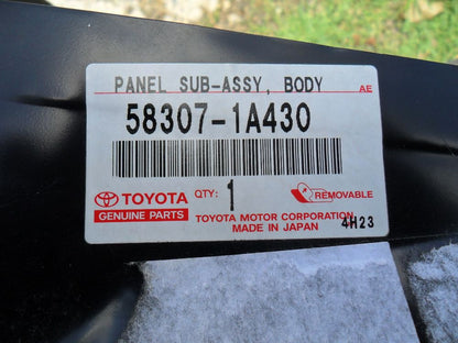 Toyota Corolla Sedan Genuine Beaver Panel New Part