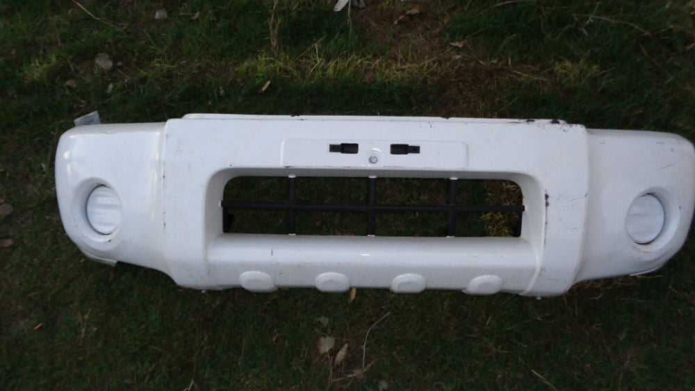 Nissan Navara D22 Genuine Front Bar Cover Needs A Paint With Reinforcement Used Part  VGC