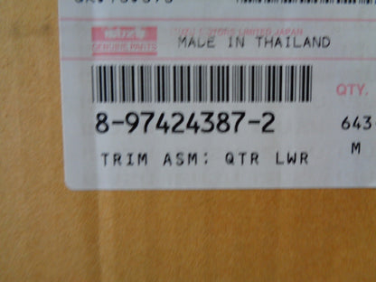 Isuzu MU-X Genuine Right Hand Rear Lower Quarter Trim Assembly New Part