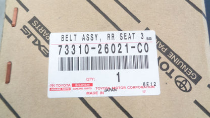 Toyota Hiace Genuine Rear No1-No3 Seat Belt New Part