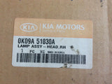 Kia Sportage Genuine Right Hand Head light New Part