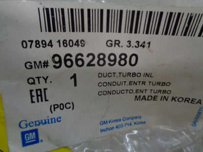 Holden Captiva Genuine Turbo Inlet Hose New Part
