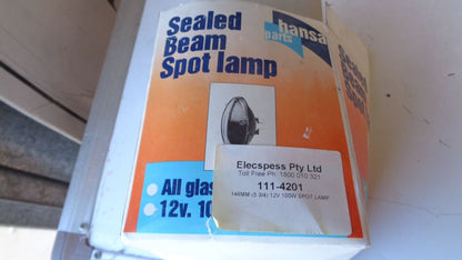 Hansa Sealed Beam Spot Lamp 146mm 12watt New Part