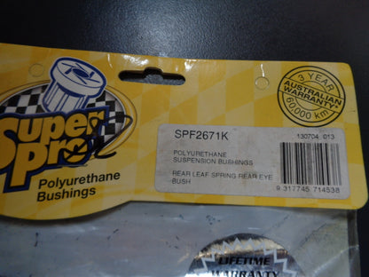 Super Pro Rear Leaf Spring Rear Eye Bush Kit Toyota/Foton New Part