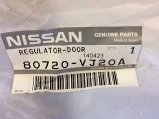 Nissan Navara D22 Genuine Passenger Front Window Regulator New Part