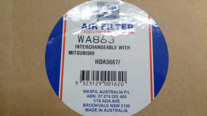 Wesfil Air Filter Suits Mitsubishi Pajero New Part