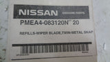 Nissan Genuine Universal 24 Inch Wiper blade Rubber New Part