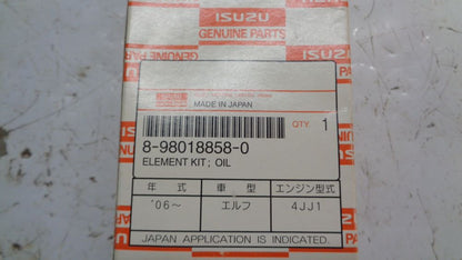 Isuzu D-Max Genuine oil filter 3.0ltr turbo diesel New Part