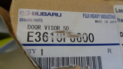Subaru Impreza/XV  Genuine Weather shield Kit  INCOMPLETE New Part