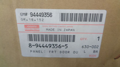Holden Rodeo TF Genuine Front Left Hand Front Door Skin Panel New Part