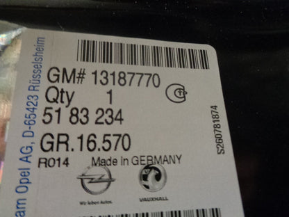 Holden Astra Genuine Right Hand Quarter Panel New Part