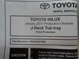 Toyota Hilux Genuine Tub Paint Protect Strip New Part