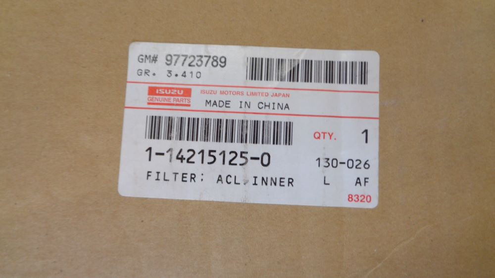 Isuzu Genuine Inner Air Cleaner New Part