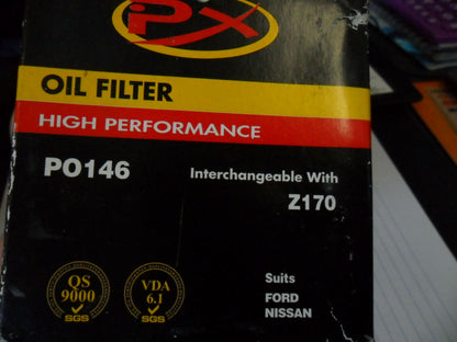 PX Oil Filter Suitable for Nissan GQ Patrol (Fits other models. See pictures) New Part