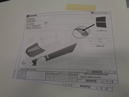 Holden VF Commodore Genuine Boot Lid Decal New Parts