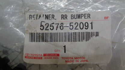 Toyota Yaris Genuine Left (Passenger) Rear Bumper Bar Slide Ret New Part