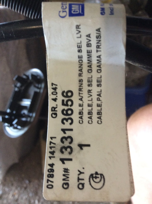 Holden Astra PJ Genuine Gear Selector Control Cable New Part