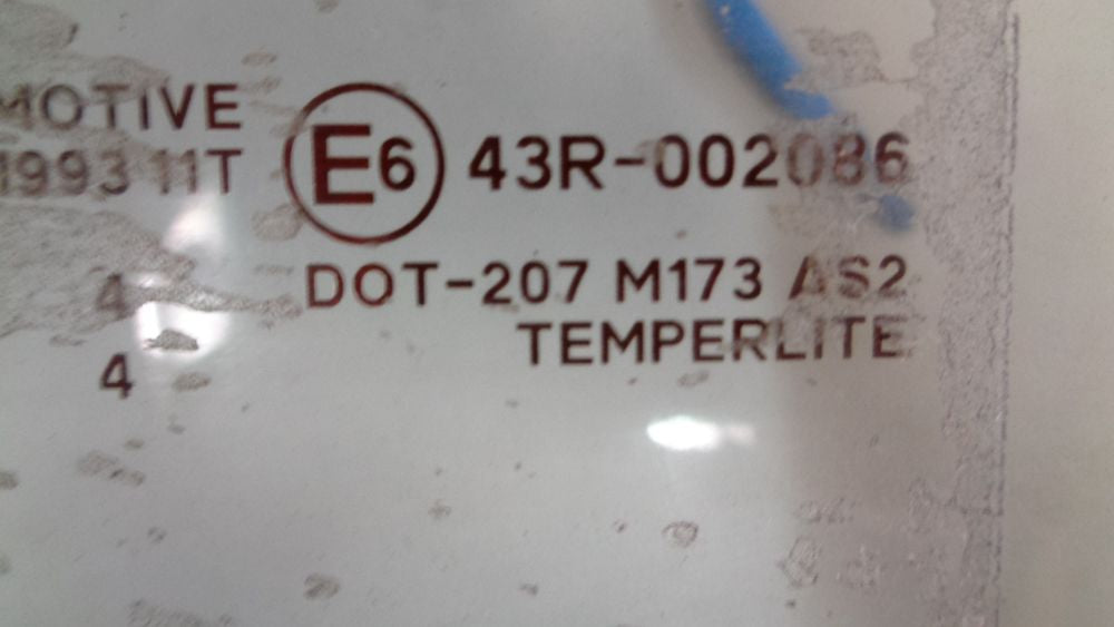 Isuzu D-Max Genuine Rear Cabin Glass USED Part