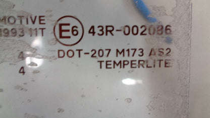 Isuzu D-Max Genuine Rear Cabin Glass USED Part