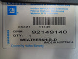 Holden CG5/7 Captiva Genuine Front Weather Shields Without Fitting Kit New Part