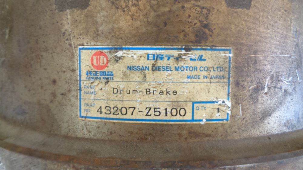 Nissan UD Condor Genuine Rear Brake Drum New Part