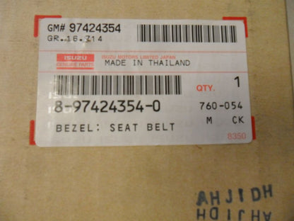 Isuzu MU-X Genuine Seat Belt Bezel New Part