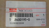 Isuzu Genuine Tool Compressor New Part