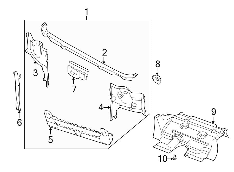 GENUINE BONNET LATCH VERTICAL SUPPORT NISSAN PATHFINDER NEW PART